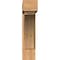 Ekena Millwork Thorton Block Smooth Bracket w/ Offset Brace, Western Red Cedar, 7 1/2"W x 28"D x 32"H BKT0806X28X32THR05SWR - alternate 4